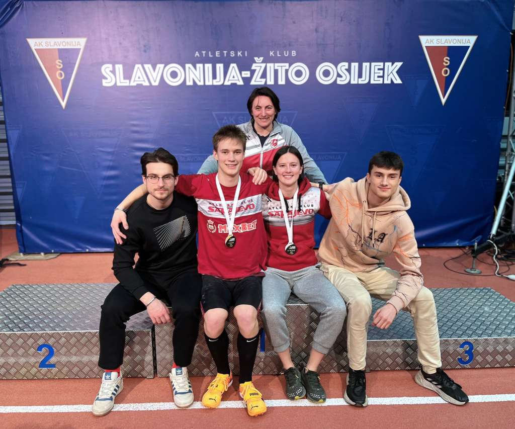 Novi rekordi za sarajevske atletičare Miliciju i Hadžiahmetagić