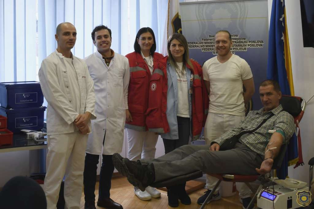 U prostorijama Federalne uprave policije upriličena akcija darivanja krvi