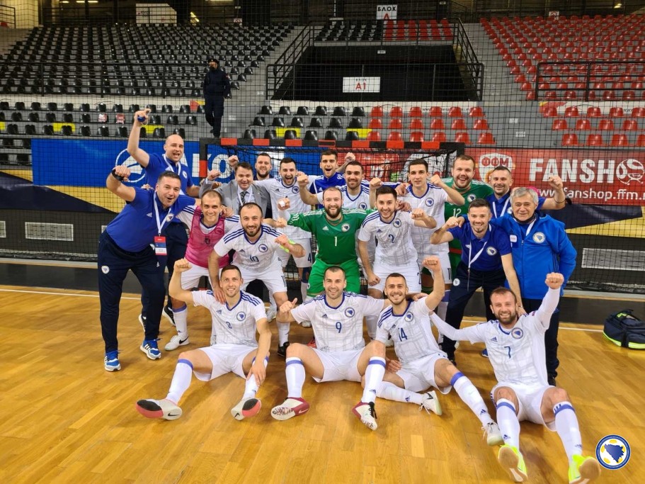 Peta pobjeda futsal reprezentacije BiH u kvalifikacijama za Euro 2022