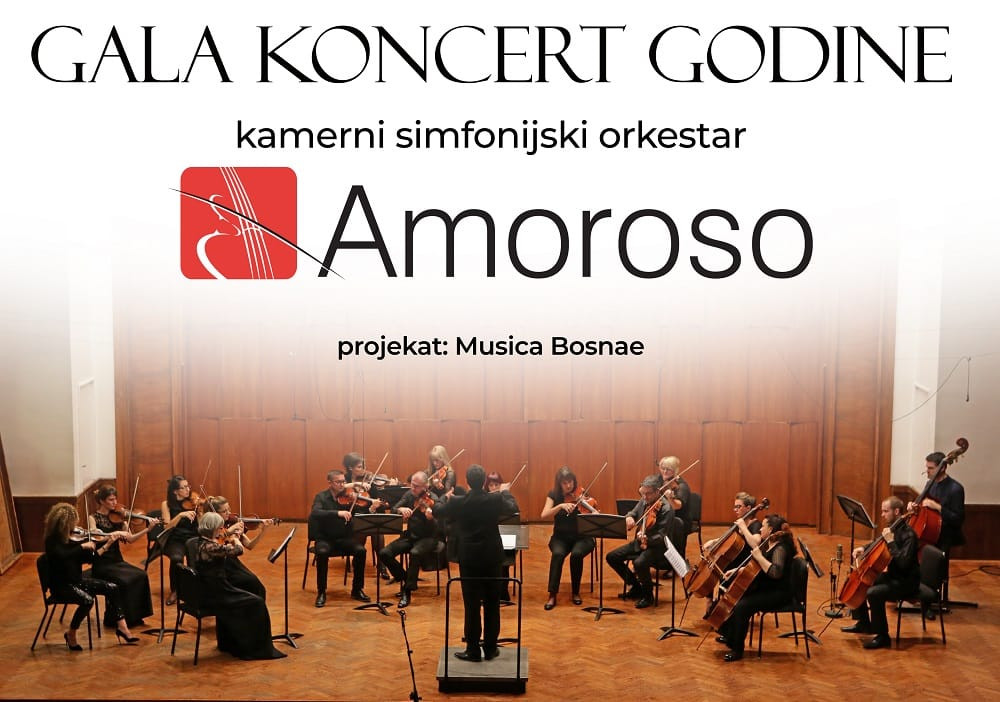 Gala koncert Kamernog simfonijskog orkestra Amoroso 24. oktobra u Tuzli