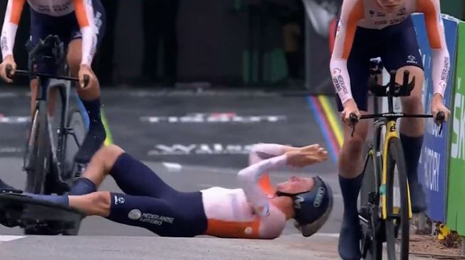 Olimpijska šampionka pala u ekipnoj trci na hronometar na SP