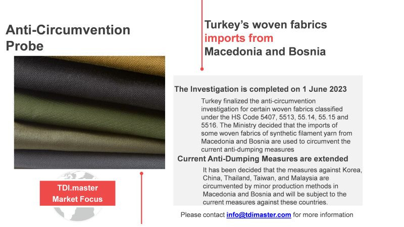 Turska proširila obim antidampinških mjera na uvoz tkanina iz BiH i S. Makedonije