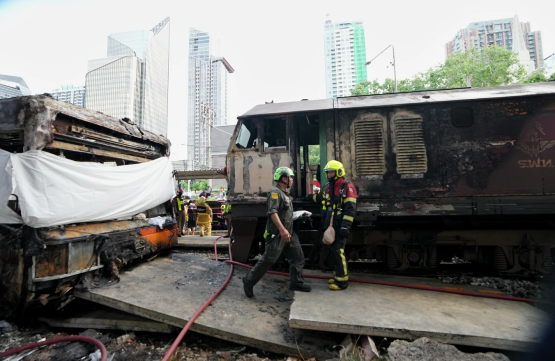 Sudarili se voz i autobus u Bangkoku, osmero mrtvih