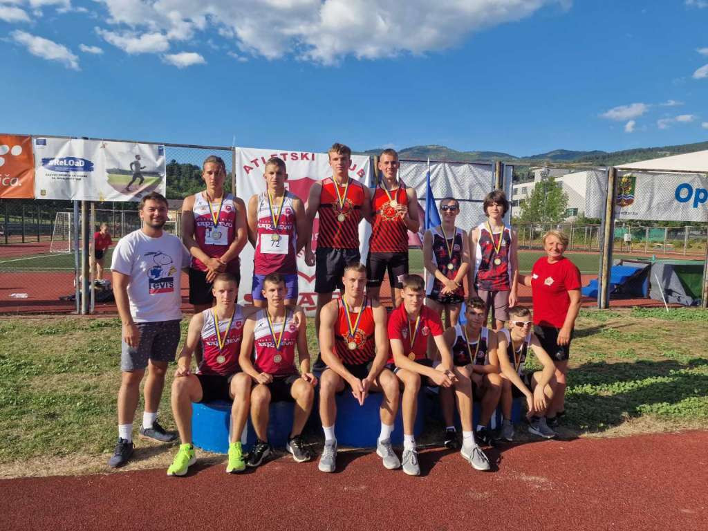 Sedam titula prvaka BiH za atletičare Slobode