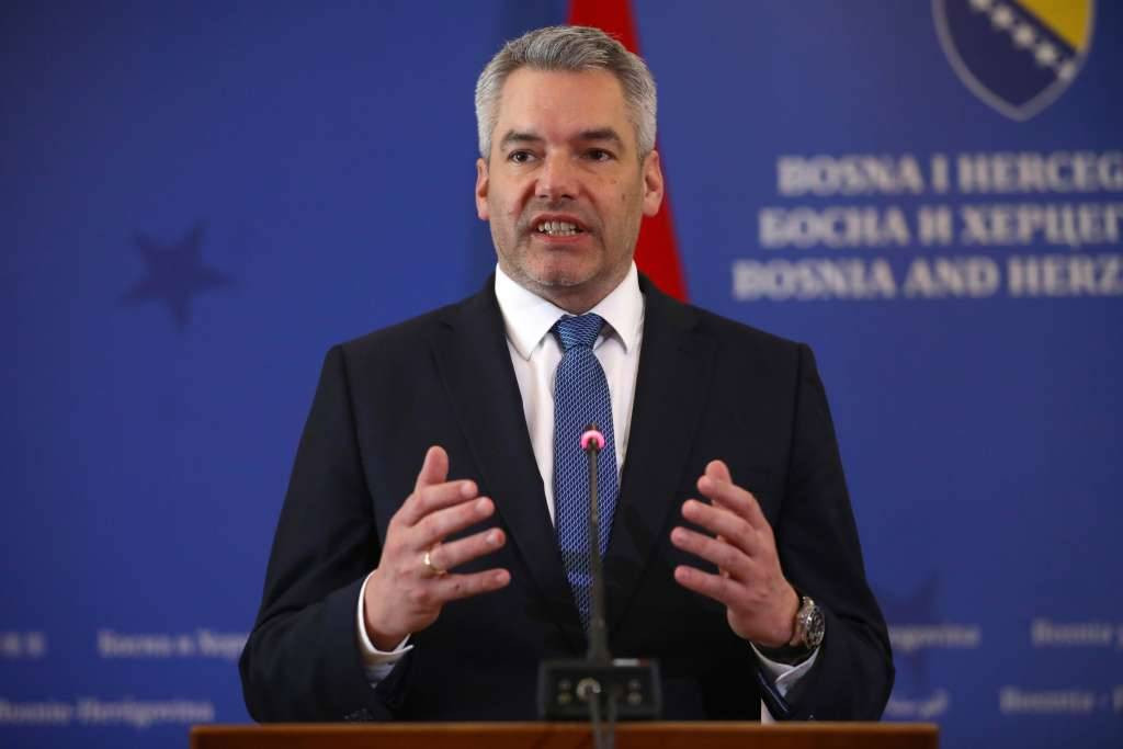 Nehammer podržao preporuku za početak pristupnih pregovora sa BiH