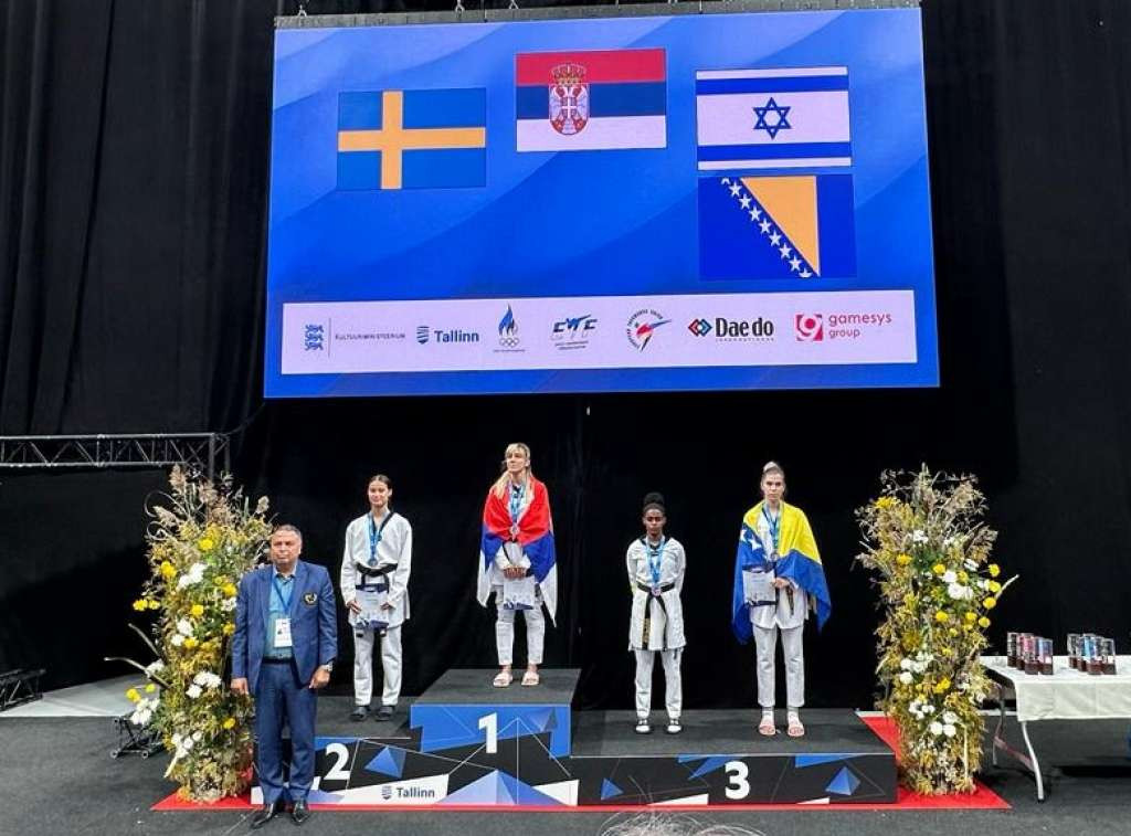 Avdagić osvojila bronzu na evropskom seniorskom taekwondo prvenstvu u Talinu