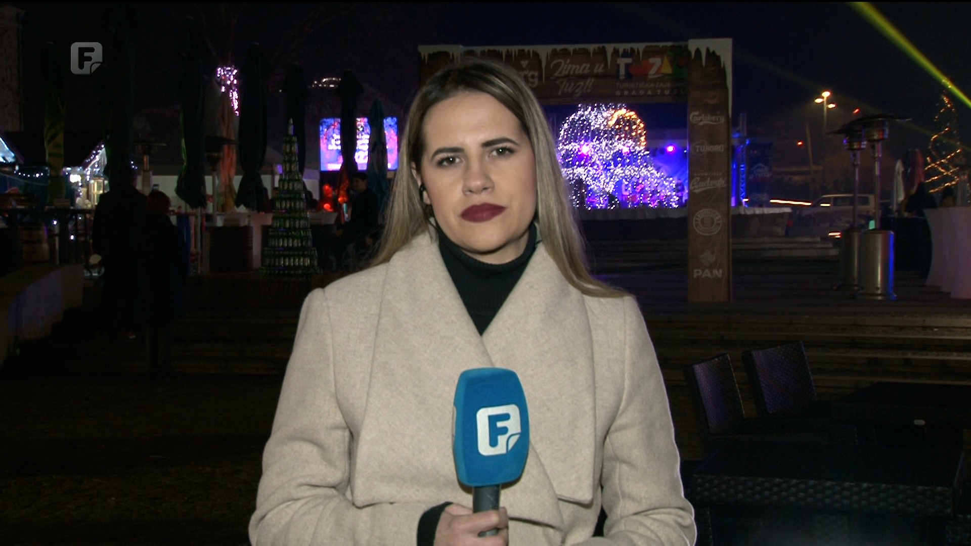 Posljednje pripreme za javni doček na Trgu slobode u Tuzli