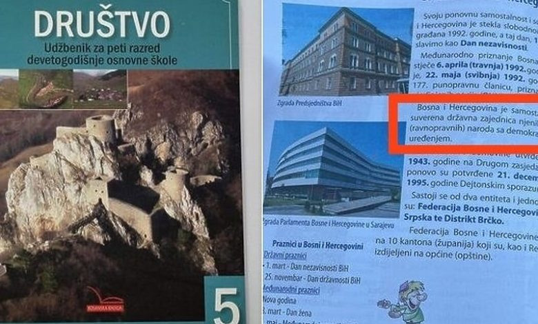 Ministarstvo za odgoj i obrazovanje KS o spornom udžbeniku
