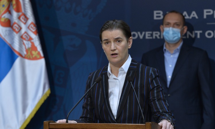 Premijerka Brnabić prva će u Srbiji primiti cjepivo protiv koronavirusa