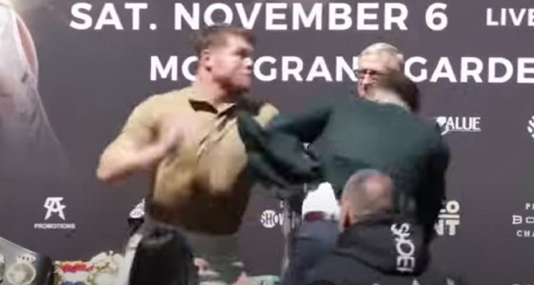VIDEO / Canelo i Plant se potukli na sučeljavanju
