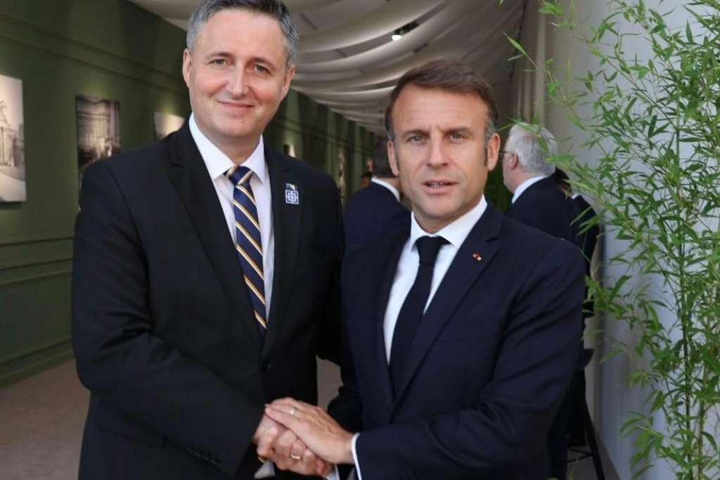 Bećirović upoznao Macrona o političkim, sigurnosnim i drugim izazovima u BiH i regiji