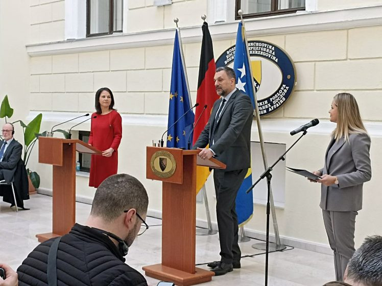 Jasne poruke Baerbock: Želimo da BiH kao cjelovita uđe u EU-secesionističke ambicije na ovom putu neće proći