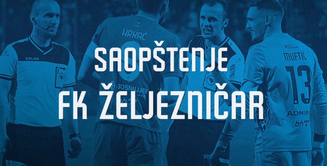Željezničar uložio zvanični Prigovor na suđenje u utakmici protiv Veleža