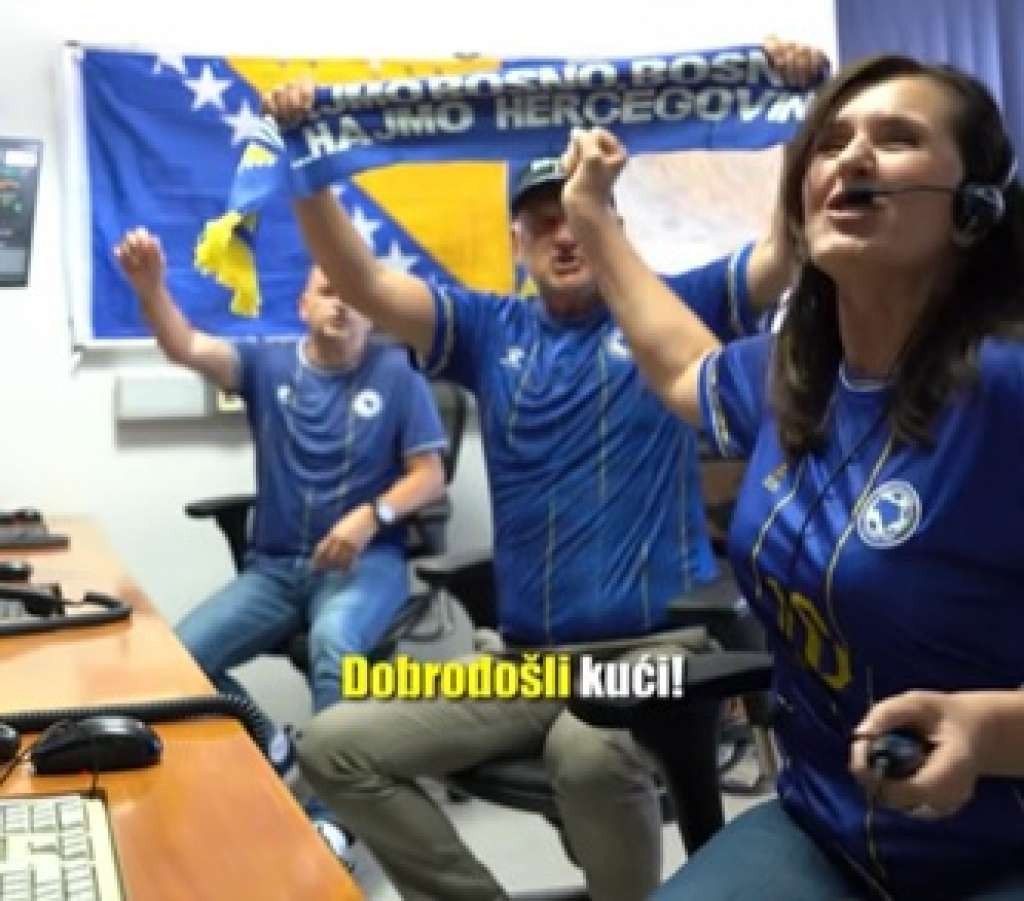 BHANSA poželjela dobrodošlicu Zmajevima pri ulasku u zračni prostor Bosne i Hercegovine