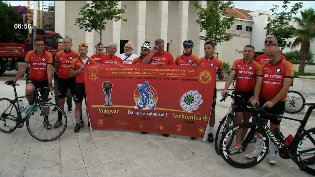 Krenuo biciklistički maraton Split - Srebrenica