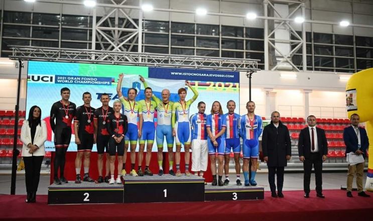 Svjetsko prvenstvo u amaterskom biciklizmu - zlatna medalja ekipi Slovenije