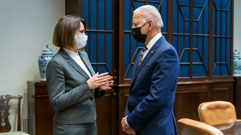 Biden se u Bijeloj kući sastao s liderkom bjeloruske opozicije