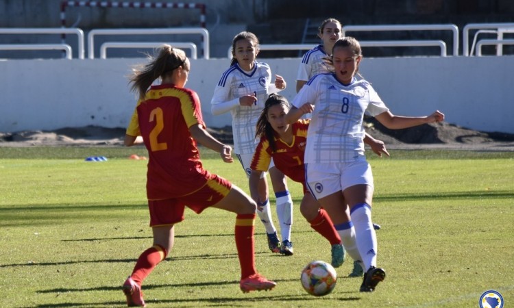 Mlade bh. nogometašice pobijedile Crnu Goru i plasirale su u kvalifikacionu ligu A