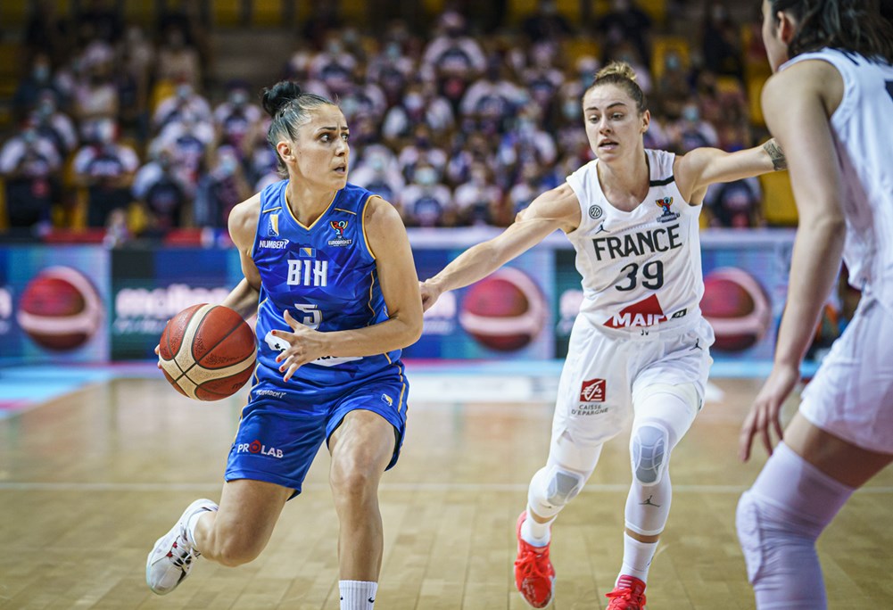 Košarkašice BiH poražene od Francuske u četvrtfinalu Eurobasketa