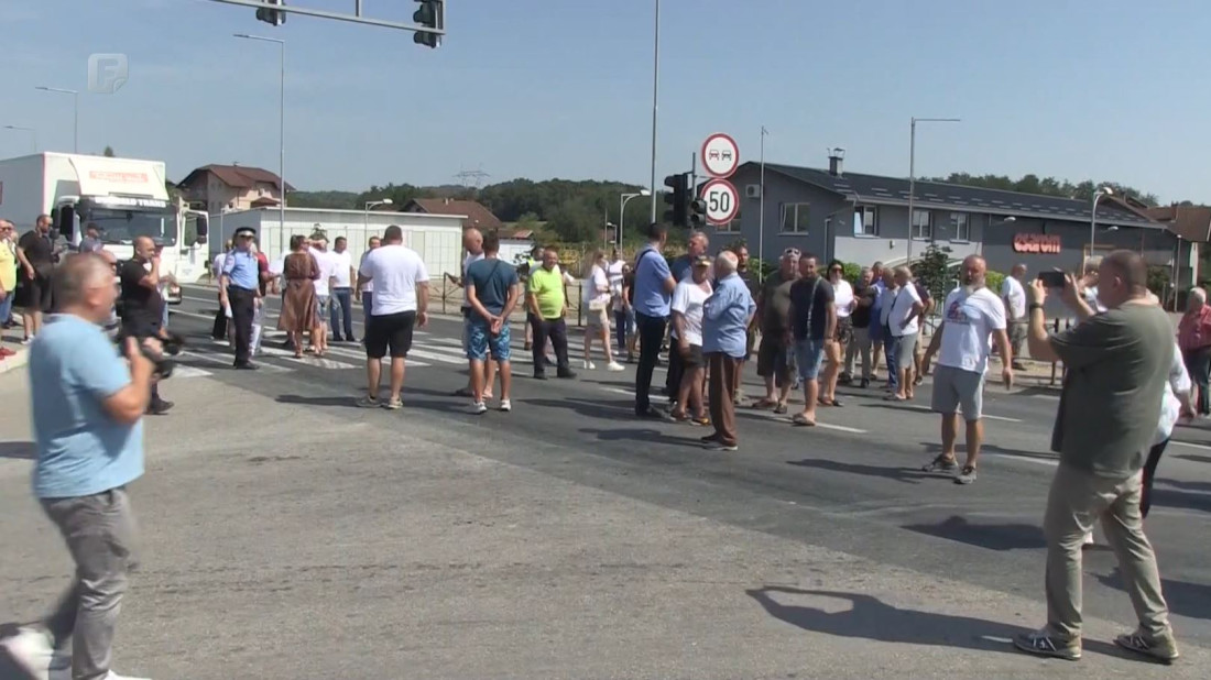 U Banjaluci protest zbog nestašice vode: Nezadovoljni građani nakratko blokirali saobraćajnicu