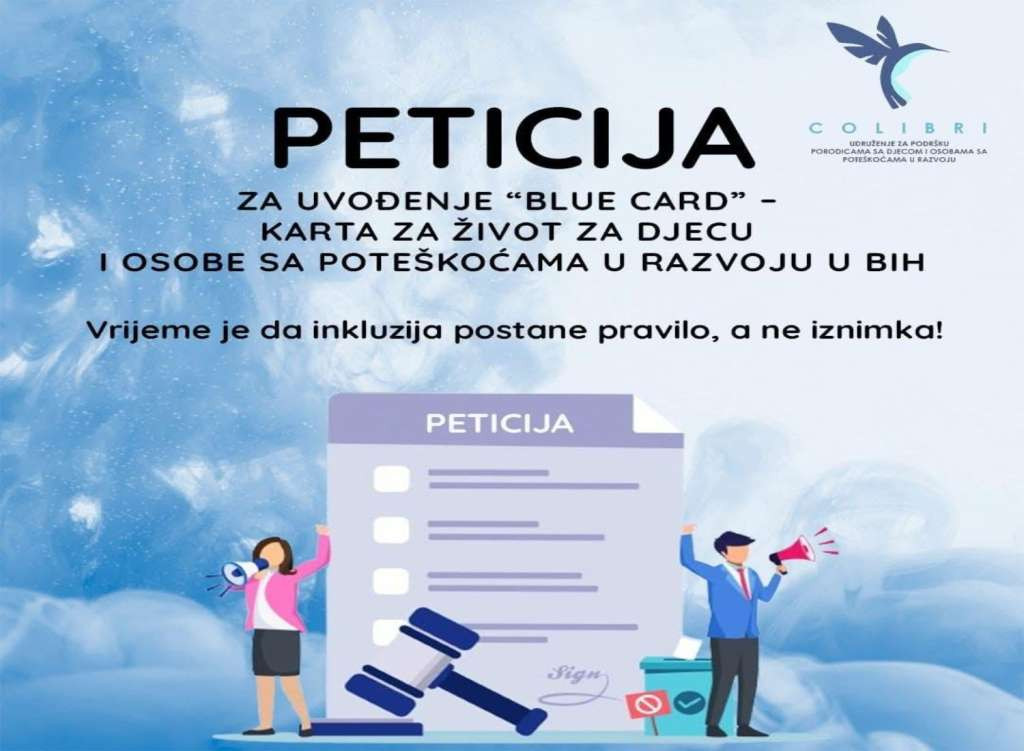 Federalno ministarstvo rada podržalo inicijativu 'Blue Card - Karta za život'