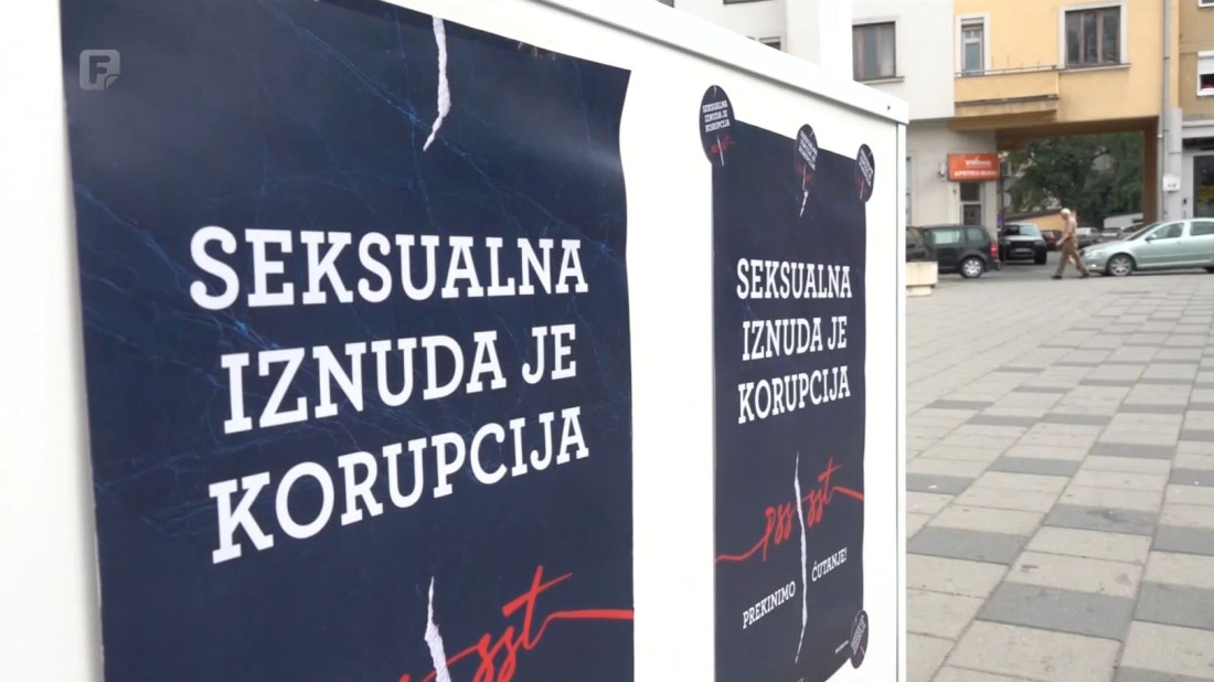 U Bijeljini održana ulična akcija 'Seksualna iznuda je korupcija, prekinimo ćutanje'