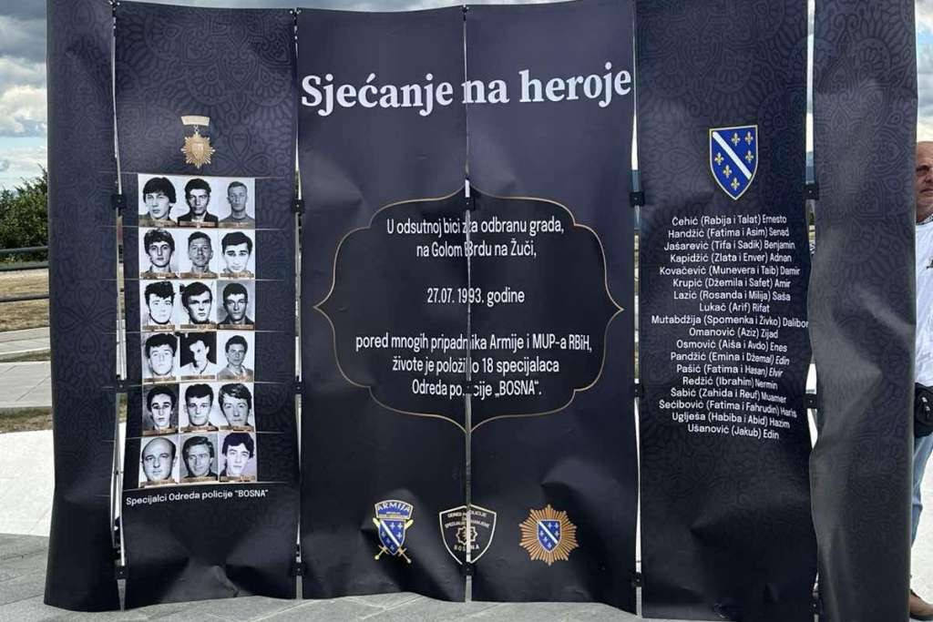 Obilježena 32.godišnjica pogibije 18 heroja Specijalne jedinice MUP-a RBiH - Odreda policije 'BOSNA'