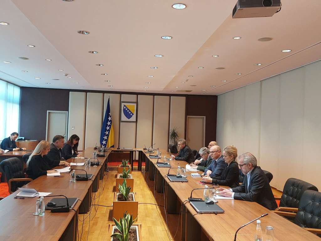 Brkić s izaslanstvom Pododbora za sigurnost i obranu EP-a o putu BiH u EU