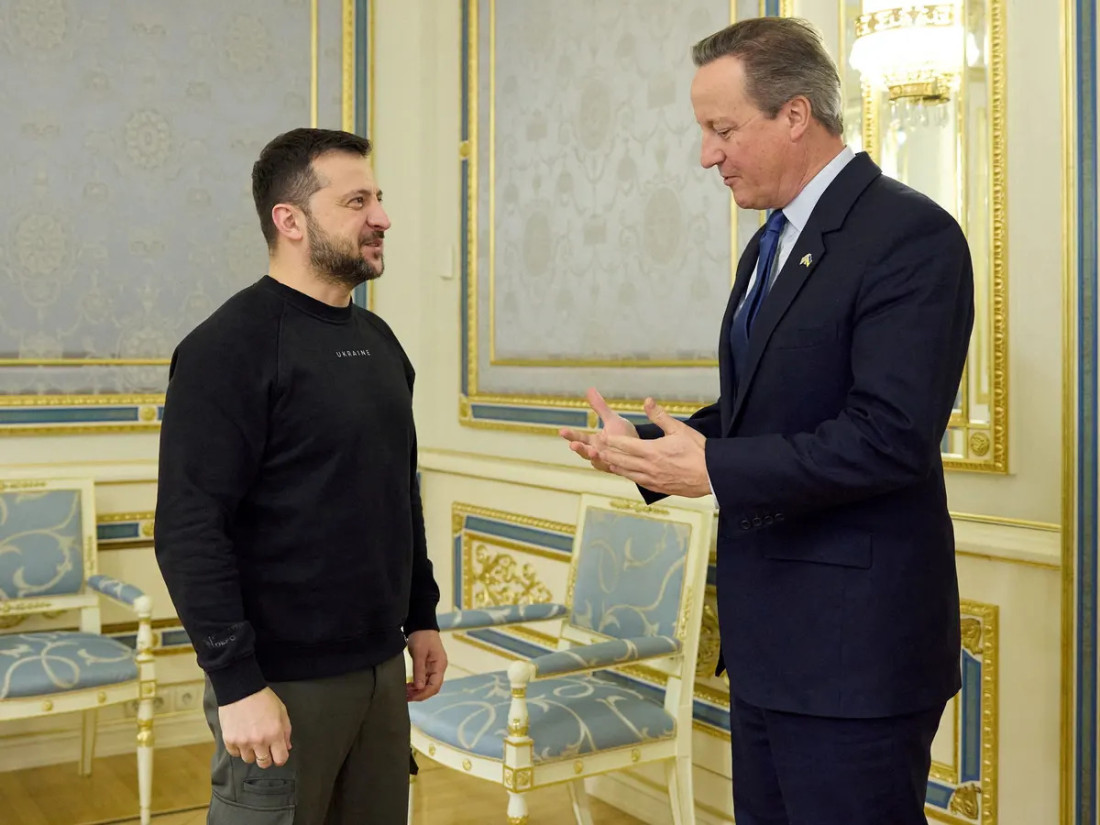 David Cameron posjetio Ukrajinu i obećao nastavak vojne podrške