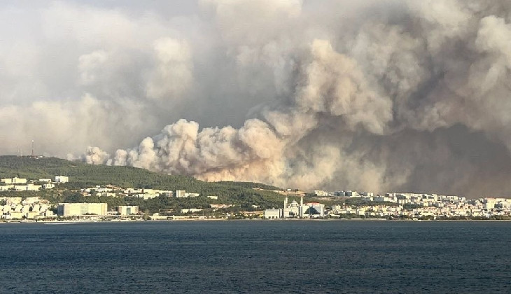 Pomorski saobraćaj obustavljen u Dardanelima zbog šumskog požara