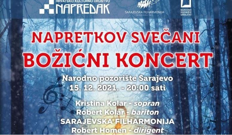 Večeras u Sarajevu tradicionalni božićni koncert