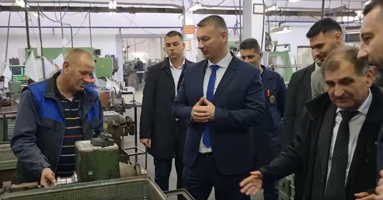 Nešić posjetio bugojansku firmu namjenske industrije Binas