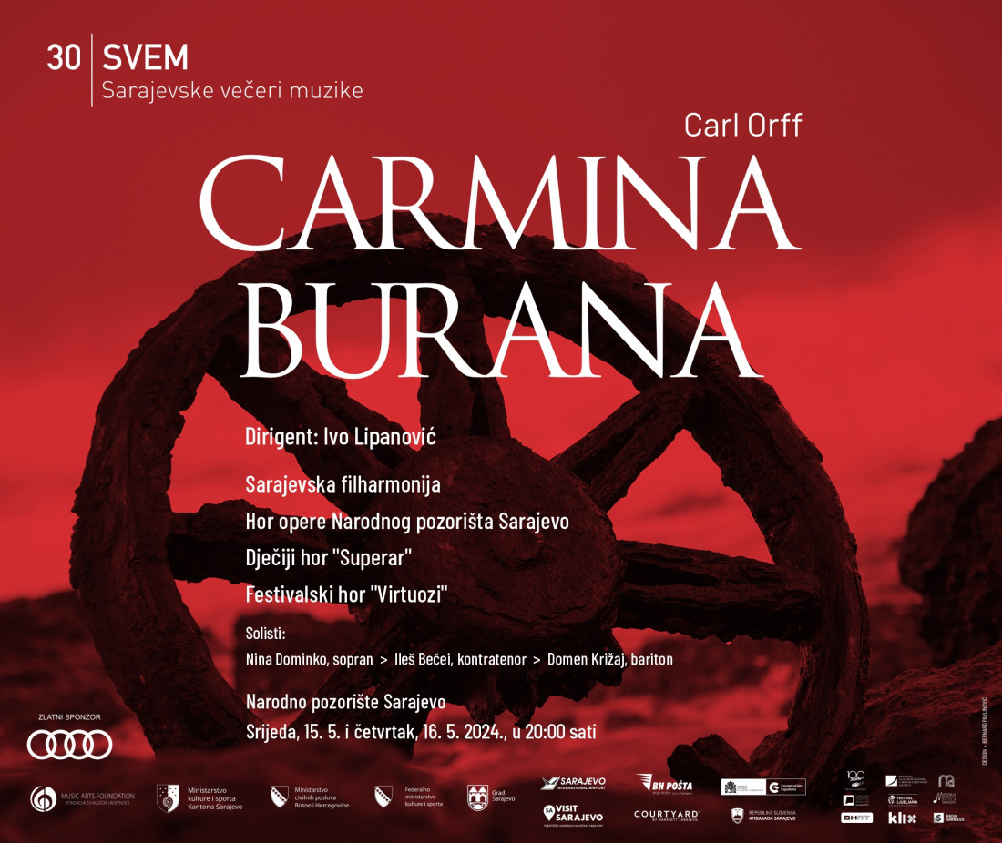 30. SVEM: U srijedu na sceni NP Sarajevo "Carmina Burana" Carla Orffa