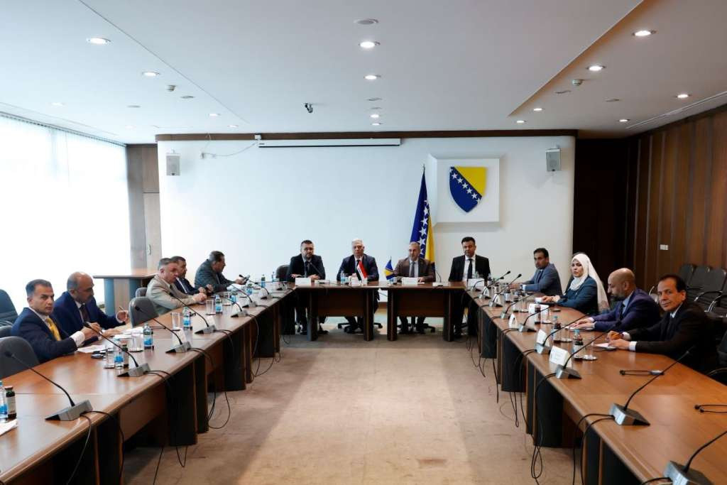 Čaušević sa delegacijom Parlamenta Republike Irak o iskustvima u  procesa pronalaska nestalih