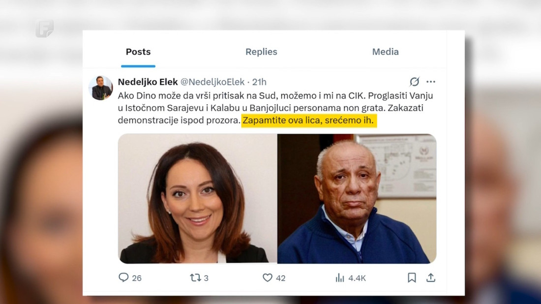 Pritisak na članove CIK-a u režiji SNSD-a - hoće li reagirati Tužiteljstvo BiH?