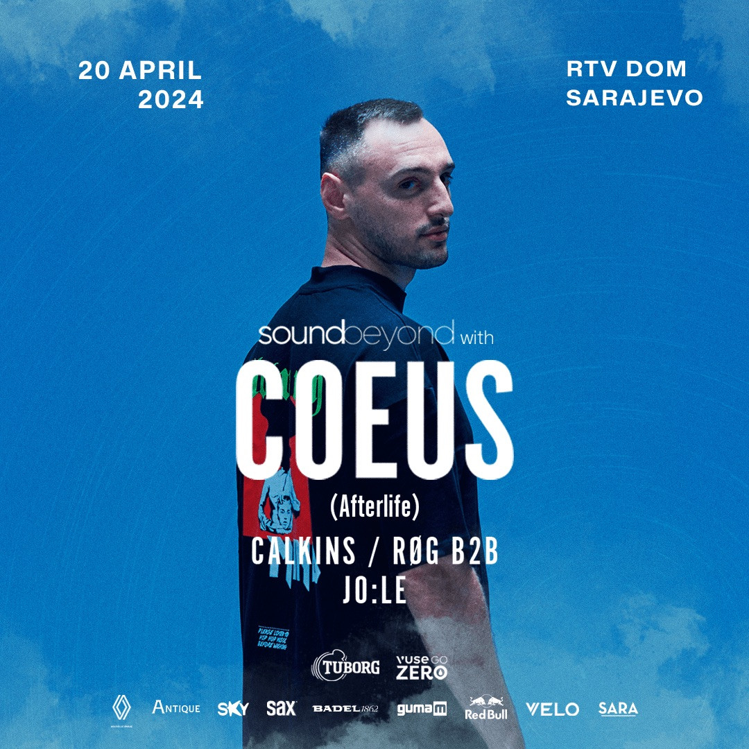 COEUS stiže u RTV Dom u organizaciji Sound Beyond