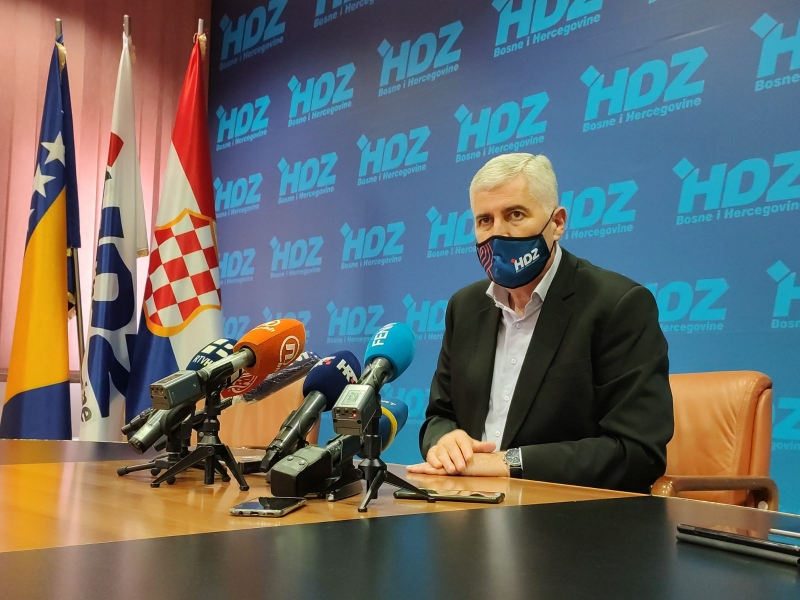 Čović pisao Inzku i veleposlanicima: Spriječite institucionalnu tiraniju i kaos
