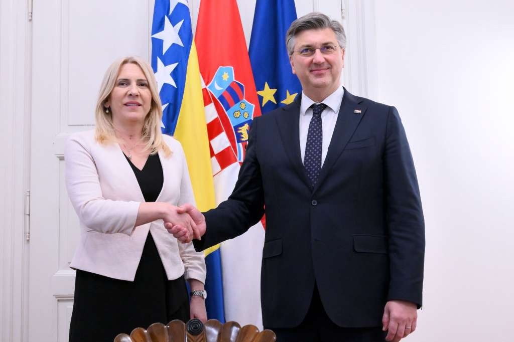 Cvijanović i Plenković o unapređenju bilateralne i regionalne saradnje