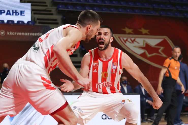 Crvena zvezda povela u polufinaloj seriji protiv Igokee
