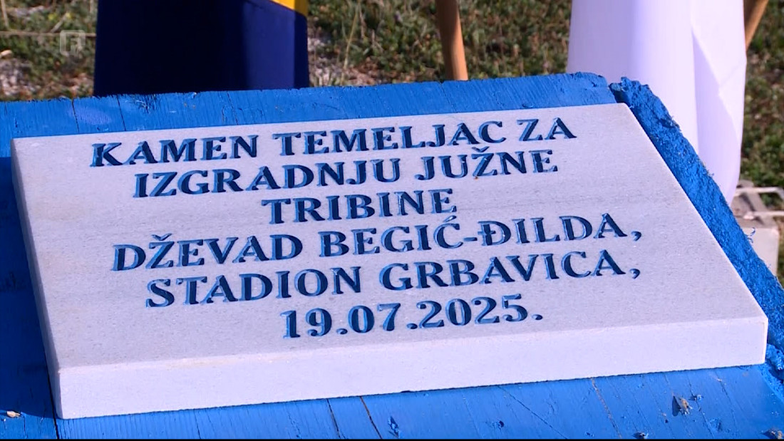 Polaganjem kamena temeljca počela izgradnja južne tribine na Grbavici