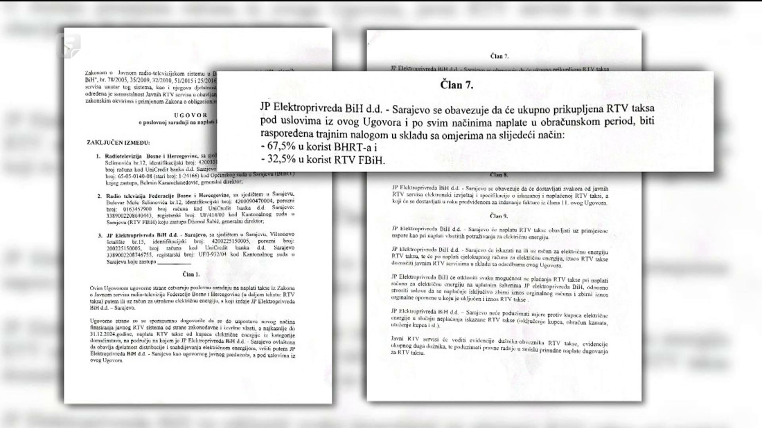 BHRT-ovim prijedlogom ugovora o naplati RTV takse se eksplicitno predlaže kršenje zakona
