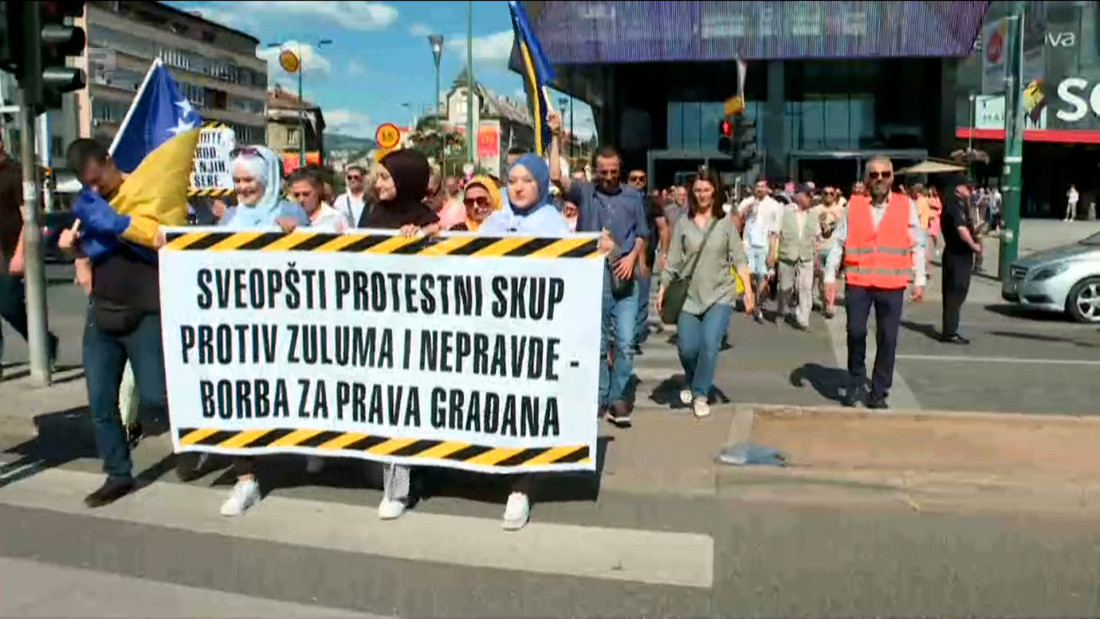 U Istočnom Sarajevu niko na protestu, u Sarajevu najmasovniji nakon 2014.