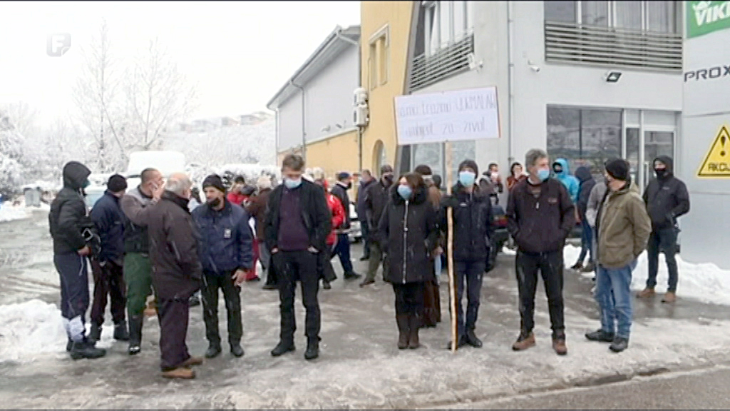 Mještani Blažuja protestirali zbog migranata