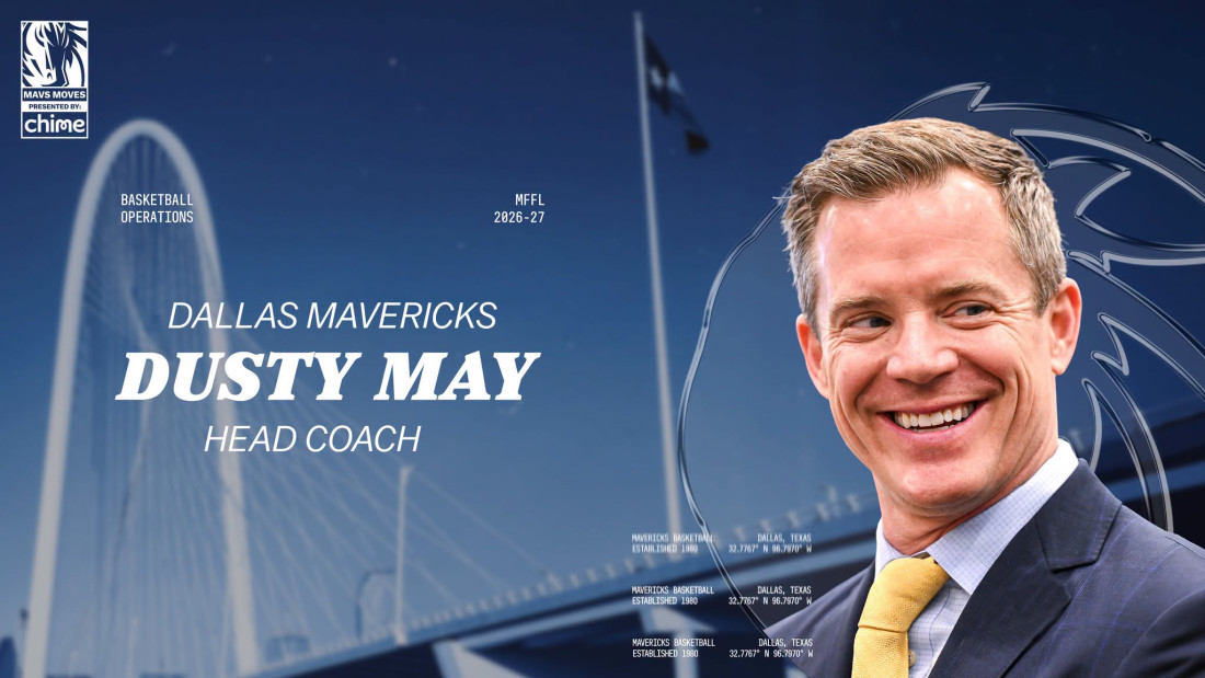 May novi trener Dallas Mavericsa