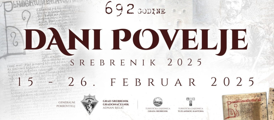U Srebreniku počinje manifestacija "Dani povelje 2026"