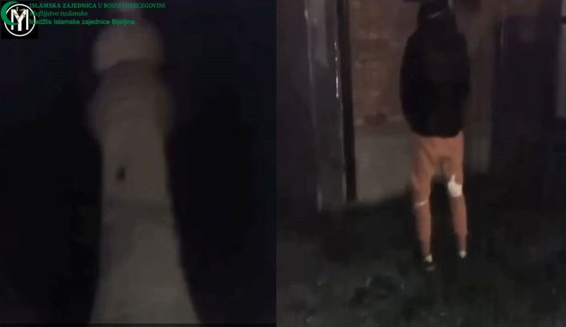 Policija identifikovala osobe koje su urinirale u dvorištu bijeljinske džamije
