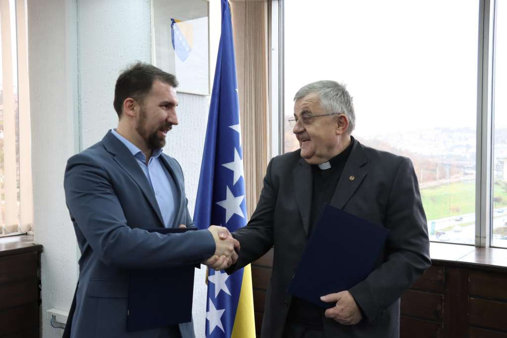 Ministar Delić potpisao Memorandum o saradnji s direktorom Caritasa BiH