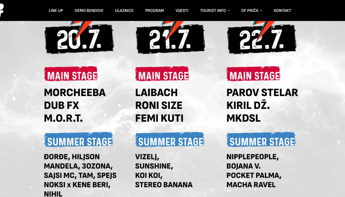 Sutra Demofest Banja Luka 2023: 4 bine , 22 benda