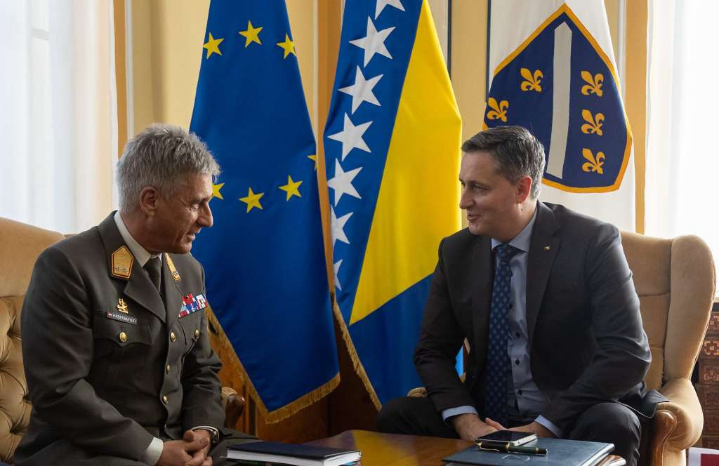 Bećirović - Habermayer: Nastaviti uspješnu saradnju Bosne i Hercegovine i EUFOR-a