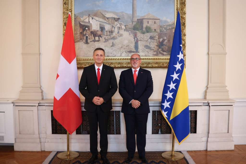 Bećirović - Derighetti: Odnosi BiH i Švicarske tradicionalno dobri, saradnja na brojnim područjima